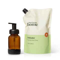 Foaming Hand Soap Duo: Defender + Foaming Bottle