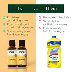 Cleaning Duo: Citrus Burst + Spray Bottle